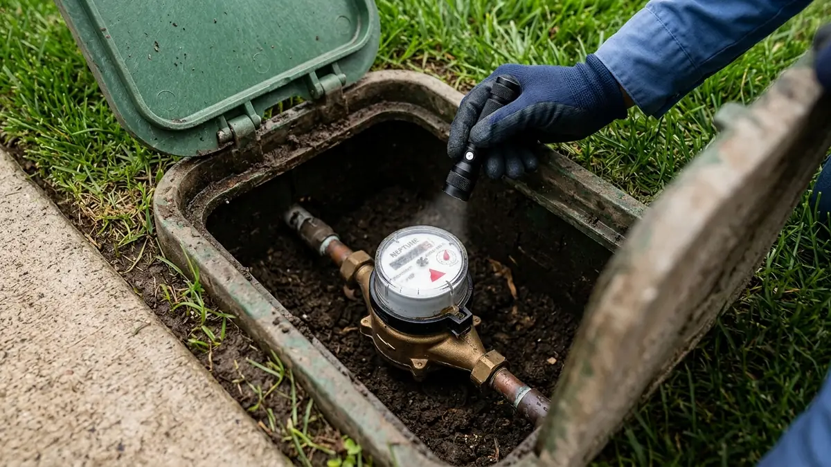 Water bill jumped, a sign that calls for slab leak detection and repair